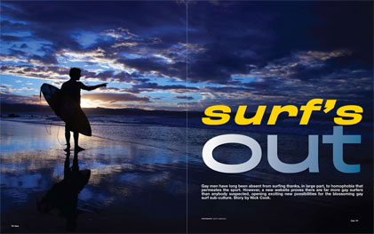 Surf’s out – Published by DNA June 2010