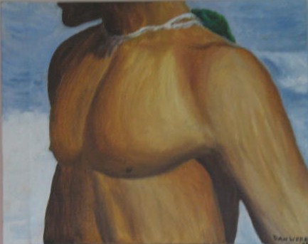 'bronze' oil on canvas- $150