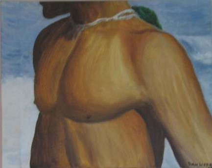 'bronze' oil on canvas- $150