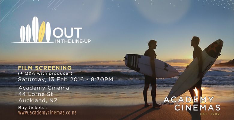 2 screenings of “OUT in the line-up” in New Zealand