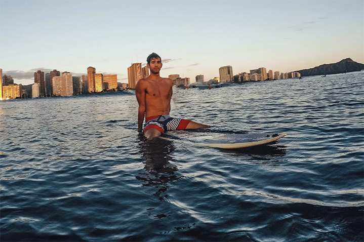 Surfing helped gay athlete come to terms with his sexuality