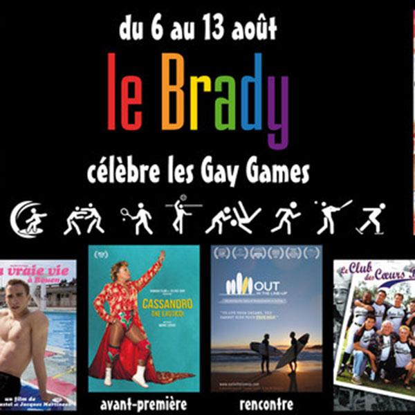 OUT IN THE LINE-UP screening in Paris for the Gay Games 2018